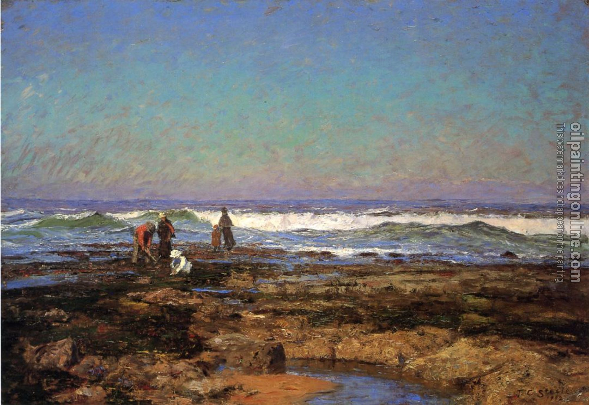 Steele, Theodore Clement - Clam Diggers